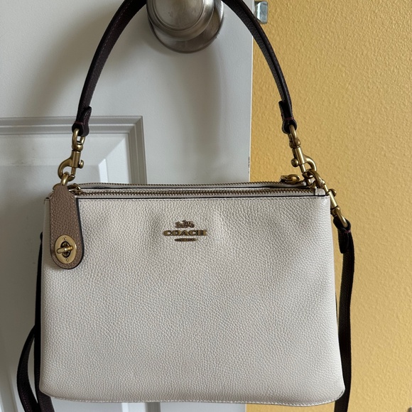 Coach Double Zip Shoulder Bag In Colorblock - C0698 - Picture 1 of 16
